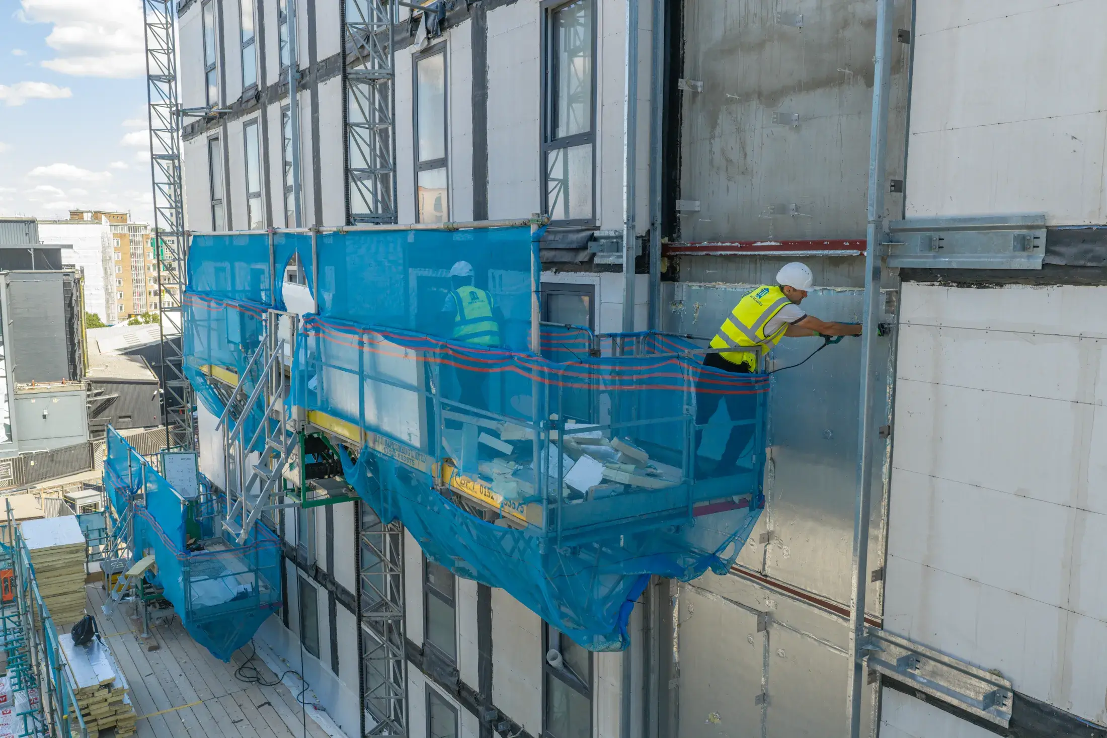 UKR-Facades-Grand-Felda-House-Wembley-London-31-07-26-Aerial-Construction-Services-14 UKR Facades carrying out high-rise facade remediation works at Grand Felda House in Wembley, London