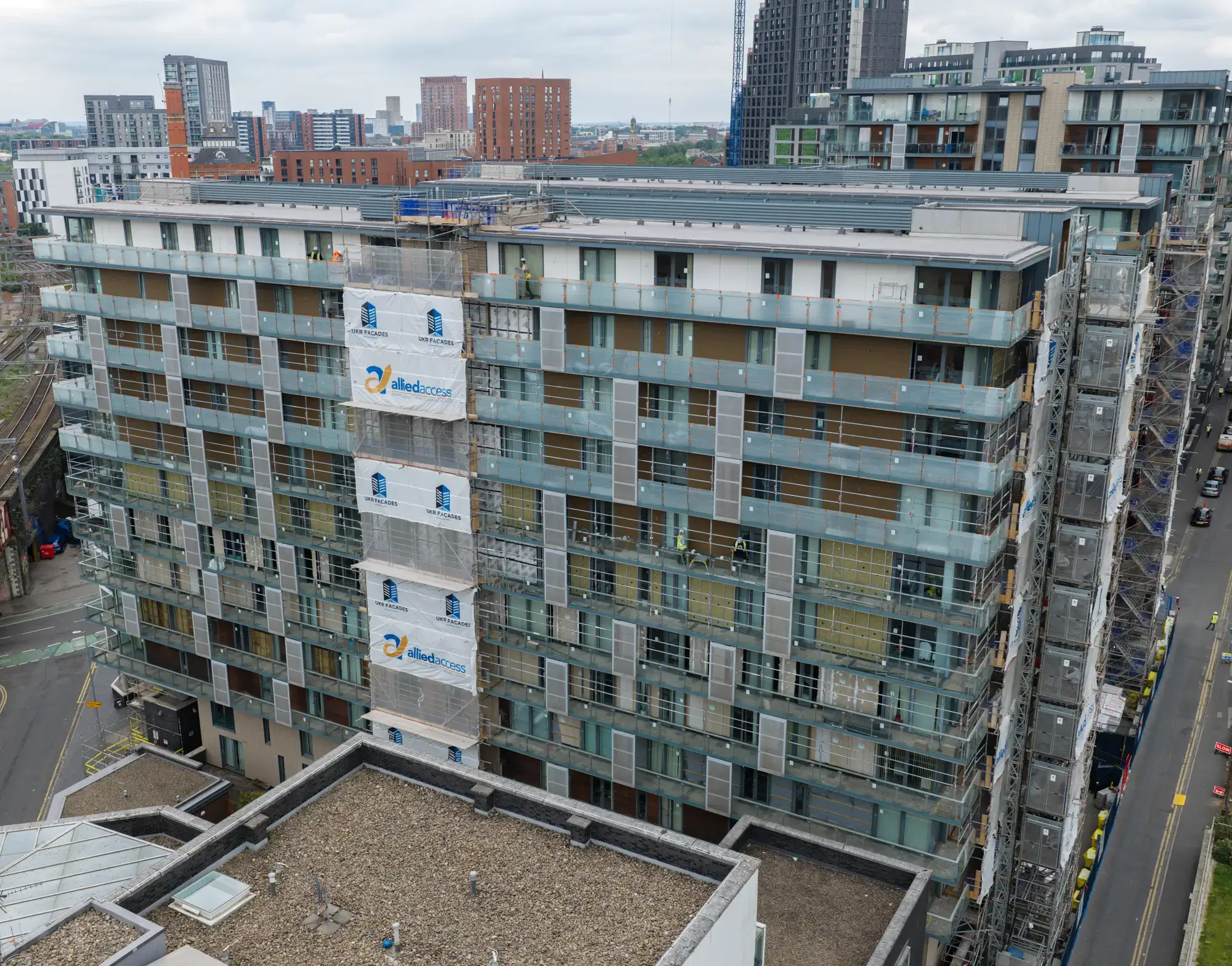 BSR Gateway Support for a Higher-Risk Building facade project during on-site remediation works
