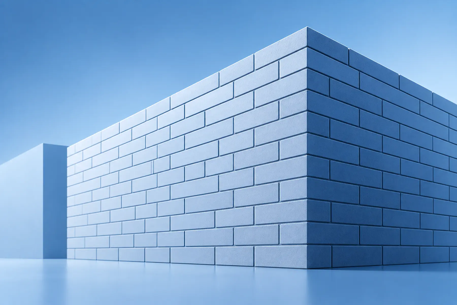 New-build facades graphic illustrating coordinated brick facade construction for new developments