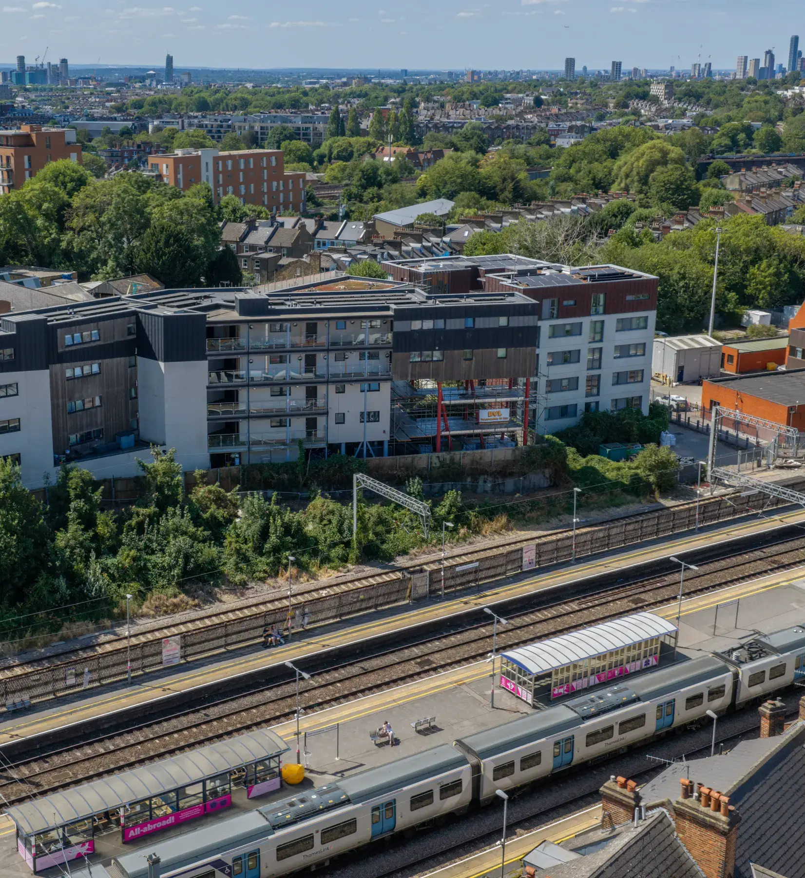 ukr-facades-the-central-london-close-to-train-station The Central facade remediation project beside railway lines in West Hampstead, London